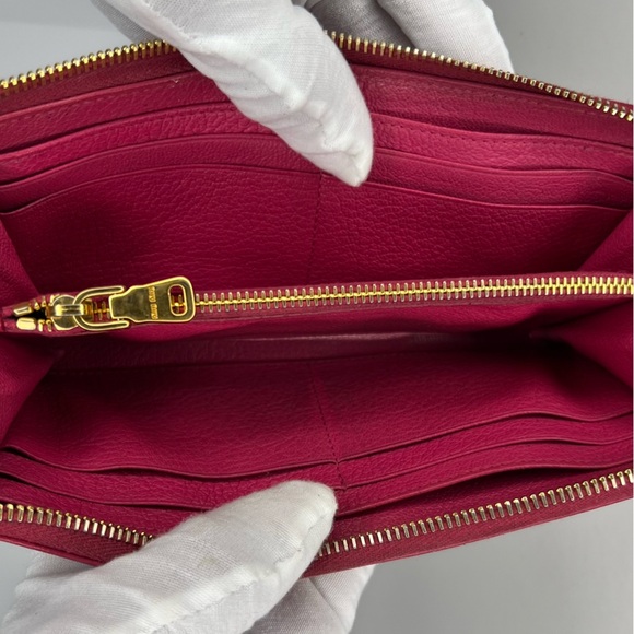 🩷Miu Miu Pink Soft Leather Zip Around Long Wallet | PRELOVED🩷 - Picture 6 of 6